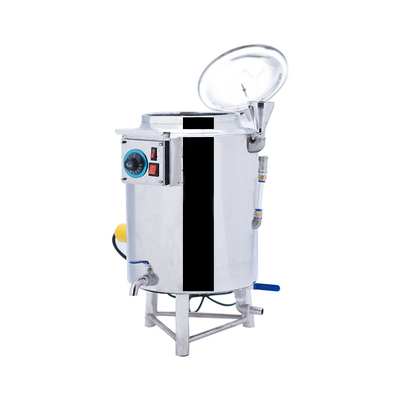 Highly stirred sterilized milk pasteurizer for household use