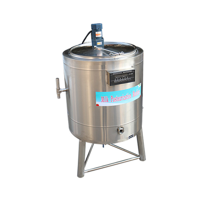 Easy operation vertical type small dairy milk pasteurizer machine