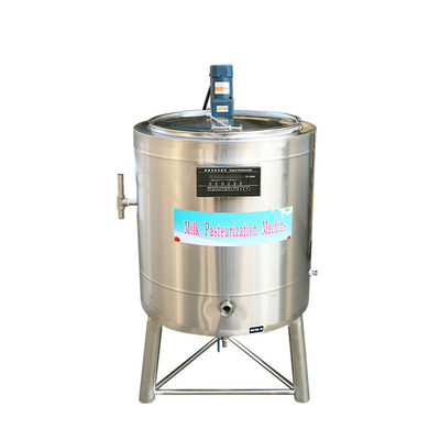 Easy operation vertical type small dairy milk pasteurizer machine