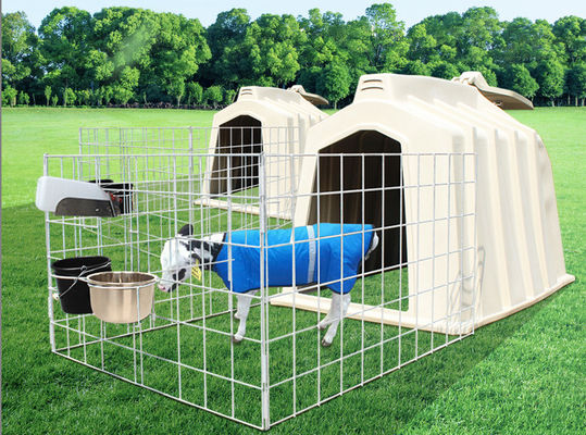 High Strength Polyethylene Intershape Calf Hutches Customized Size