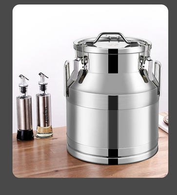 Thickened 304 Stainless Steel Sealed Drums 20L For Milk