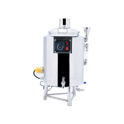 Highly stirred sterilized milk pasteurizer for household use